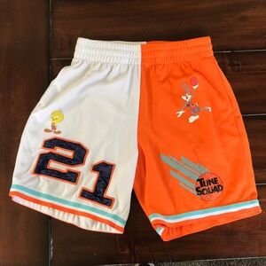 “Space Jam - Tune Squad #21” Basketball Shorts (Approx Junior Size S/M)